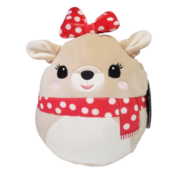 Squishmallows Plush Rudolf Red Nosed Clarice Reindeer Christmas 8" NEW - Picture 1 of 9